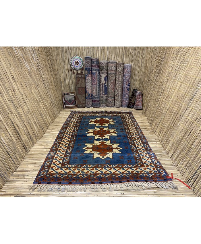 Sirvan Nomadic Handmade Wool on Wool Carpet – FREE SHIPPING..!